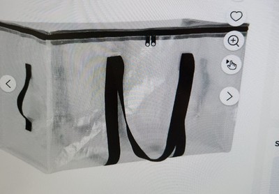 Heavy Duty Storage Clear, 20 Gallon and Moving Bag Mainstays New