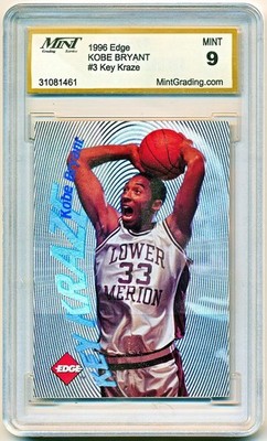 1996 Collector's Edge Kobe Bryant Key Kraze Factory Set Rc #3 (0656/3200) MINT 9