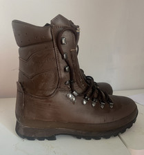 Alt-Berg Men?s Brown Leather Lace-Up Hiking Boots with Lug Sole?worn twice