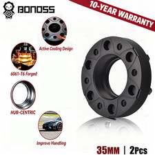 35mm Hub Centric Wheel Spacers For Ford 19-26 Ranger 6x139.7 M12x1.5 2pcs Bonoss