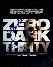 KATHRYN BIGELOW JESSICA CHASTAIN SIGNED ZERO DARK THIRTY 8X10 PHOTO PROOF COA D