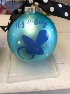 it a boy christmas ornament