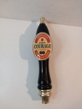 English Pub Style John Courage Amber Beer Tap Handle