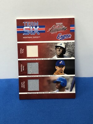 2005 Absolute Team Six Relic Tony Perez Vazquez /White Floyd /Vidro Day 39/150