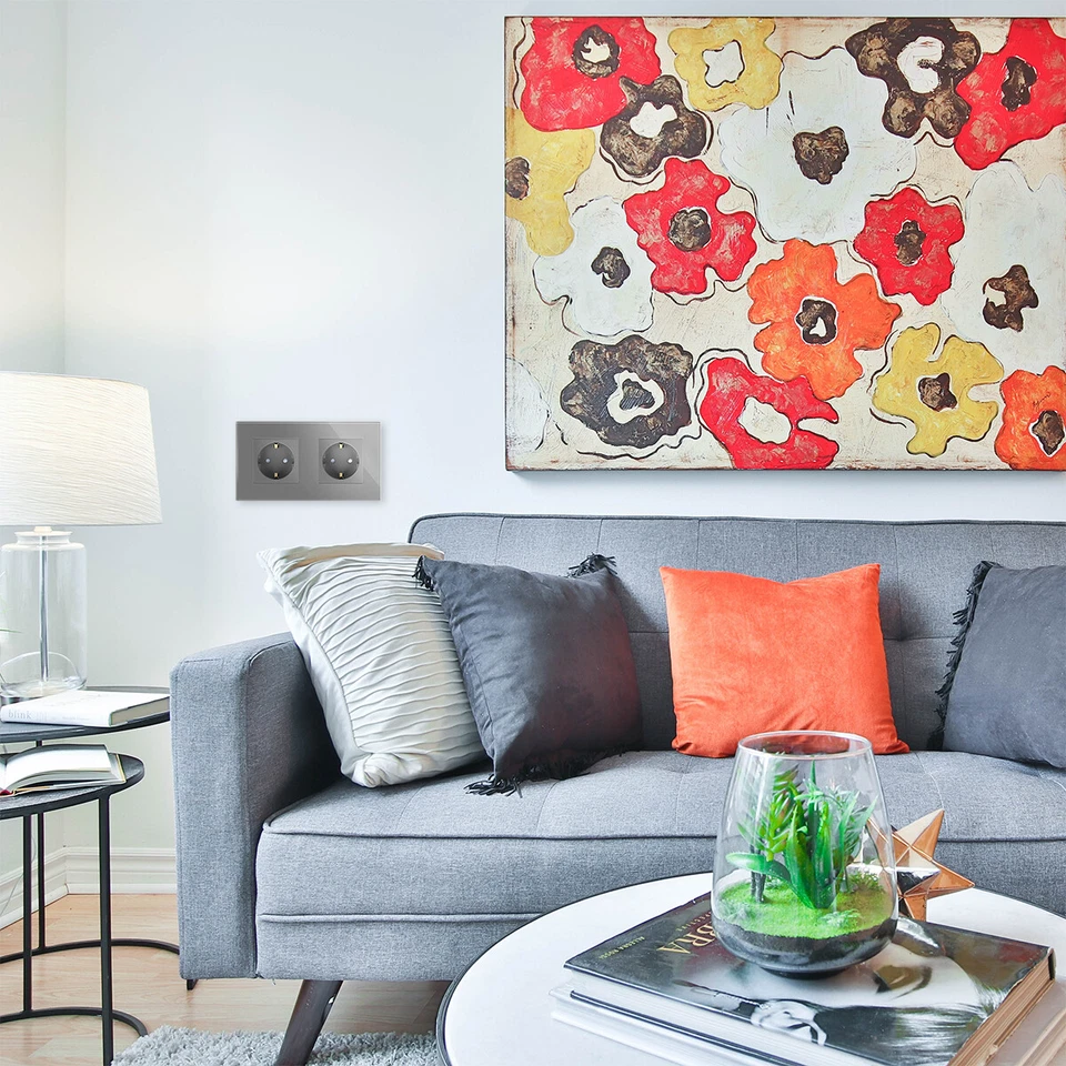 Touch Taster Impulsschalter Treppenhaustaster LED Beleuchtet Glas Luxus-Time - Bild 4 von 4