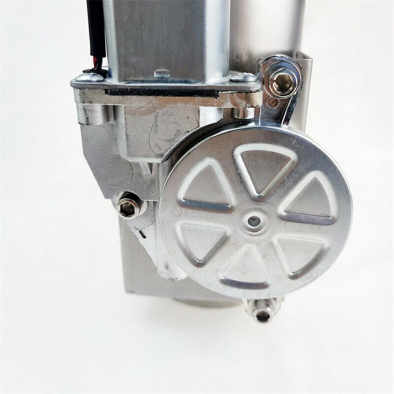 3'' Double Electric Exhaust Y Pipe Single Control Valve Remote Manual Switch - Image 4 of 4