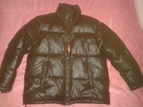 MENS SIZE M BLACK PUFFER JACKET PRIMARK 