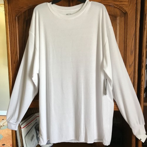 Galaxy by Harvic Longsleeve Waffle Shirt V-neck Crew 3X 4X 5X Multi-colors - Picture 6 of 60