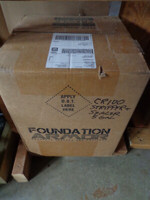 $300 FOUNDATION ARMOR CR100 Paver / Concrete Stripper and Sealer NEW-5GAL-Lowes