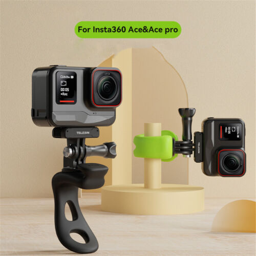 Handlebar Mount Flexible Band Wrap For Insta360 ace pro for DJI Action Camera - Picture 1 of 14