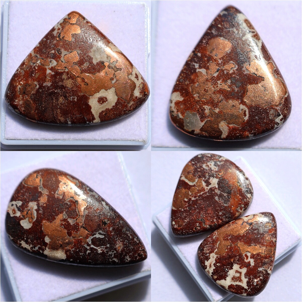 Pcs Natural Copper Dolomite AA+ Quality 31mm-40mm Pear Cabochon