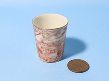 Antik W.H. Goss Richmond Yorkshire Souvenir Porzellan Tot / Schnapsbecher #JM