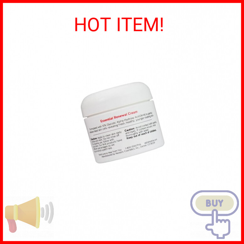 Alpha Skin Care Essential Renewal Cream AntiAging Formula 10