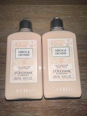 L'OCCITANE 2 Neroli & Orchidee Body Milk 8.4oz Each New