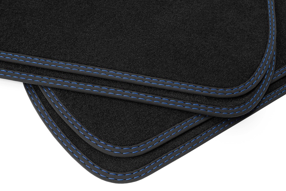 Doppelziernaht Fußmatten passend für Mitsubishi Space Star 2 FL ab bj