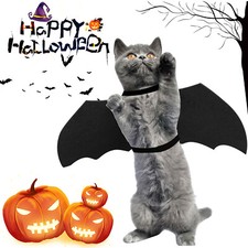 Pet Dog Cat Wing Bat Costumes Batwing Cosplay Dress Up Halloween Party Gift Bat