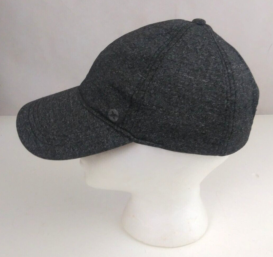 Solid Dark Gray Unisex Embroidered Adjustable Bas… - image 3