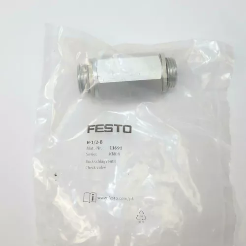 Neu 1 Stck. Festo H-1/2-B 11691 Rückschlagventil H1/2B kostenloser Versand - Bild 1 von 4