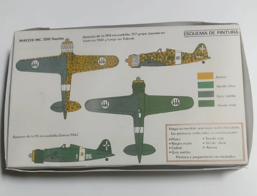 KIT 1/72 REVELL - MC 200 KIT SIGILLATO VINTAGE - Immagine 3 di 3