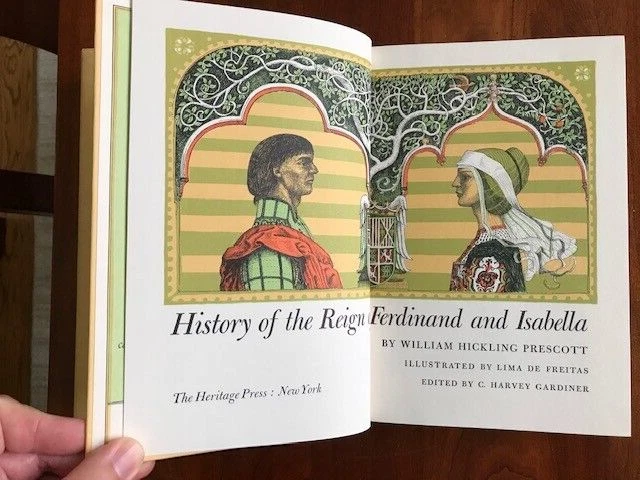 History of the Reign of Ferdinand and Isabella, Heritage Press, Slipcase, 1967 Foto 2 de 4