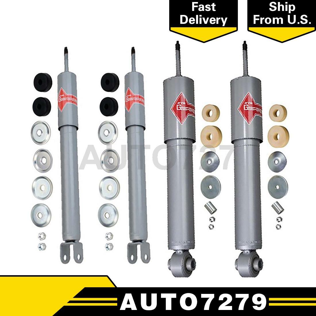KYB Shocks & Struts Front Rear 4PCS Shock Absorber For Jaguar XJ12