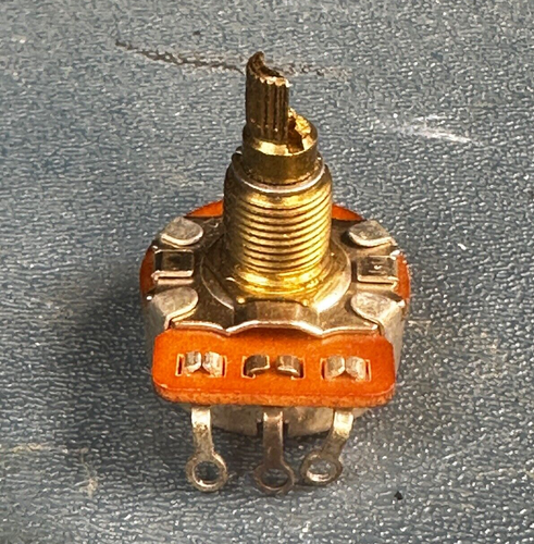 1977 Vintage Fender Gibson Guitar Potentiometer CTS 250k Broken