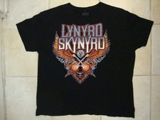 Lynyrd Skynyrd Southern Blues Hard Rock Band Fan Black T Shirt XL