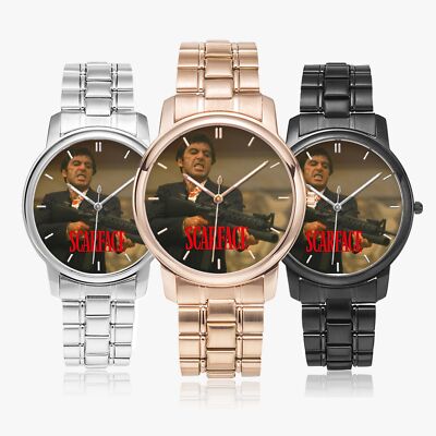 Tony Montana Scarface Folding Class Stainless Steel Quartz Watch