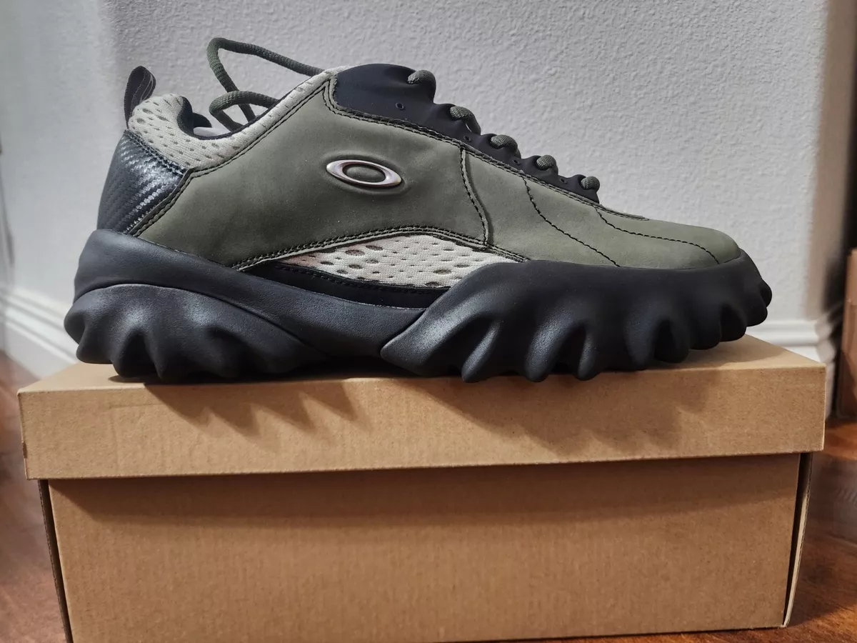☑️ Oakley x Brain Dead Factory Team Chop Saw Military Olive Nubuck Men's Size 12