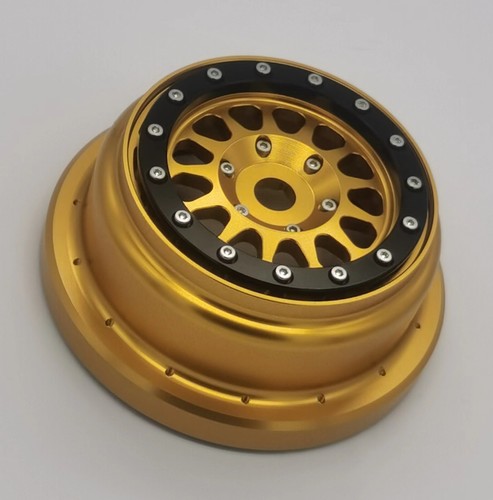 E-VIRATRUE Aluminum Bead Lock Wheel For Losi 8IGHT-X Lasernut 1/6 1pcs - Picture 3 of 10