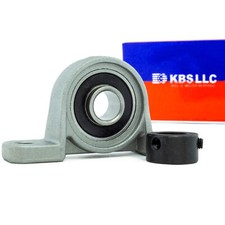 4 Miniatur Stehlager f&uuml;r  Welle 15 mm