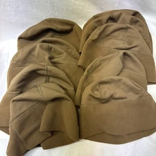 Used x10 Genuine Polartec USMC Coyote Brown Micro Fleece Cap Hat L/XL Beanie