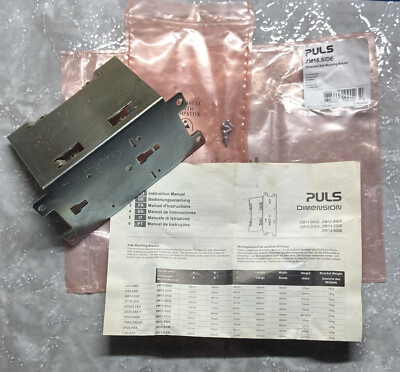 Puls ZM15.SIDE Adapter Montagewinkel für DIN-Schienen-Netzteile