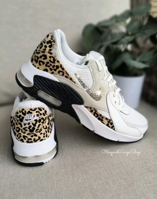 white nike with cheetah swoosh