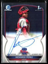 2023 Bowman Chrome Rickardo Perez 1st Bowman Base Auto