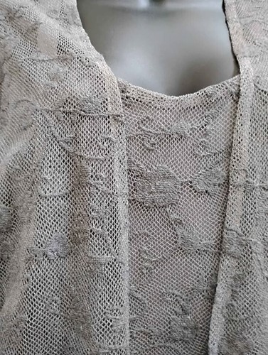 Juego de 2 piezas chaqueta de ganchillo ligera gris BAROC para mujer 1X y camisola a juego - Imagen 6 de 18