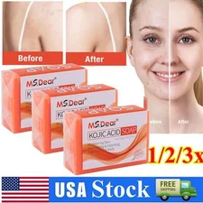Kojic Acid Soap Dark Spot Remover Skin Lightening Face Whitening Body Bleaching