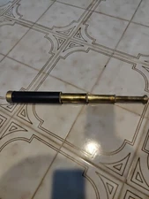 ANTIQUE FINE SMALL POCKET FRENCH SPY GLASS / TELESCOPE ~ NO CASE LATE 1800s