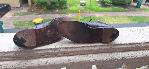 Alden for BB Shell Cordovan No. 8 Model 00034 Mens Size 9 D Wingtips USA - Bild 5 von 9