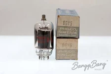 2 Vintage Philco 6GY5 Beam Power Pentode Amplifier Tube Valve- BangyBang Tubes