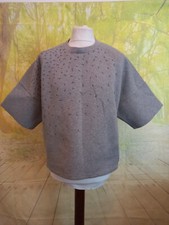 adidas grey bows bowtie print Sweatshirt. UK women's size 20, size 22