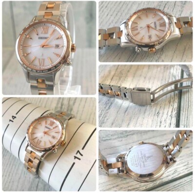 SEIKO LUKIA 1B35-0AB0 電波ソーラー セイコー ルキア 1B35-0AB0 SS ソーラー シルバー文字盤 ABランクの