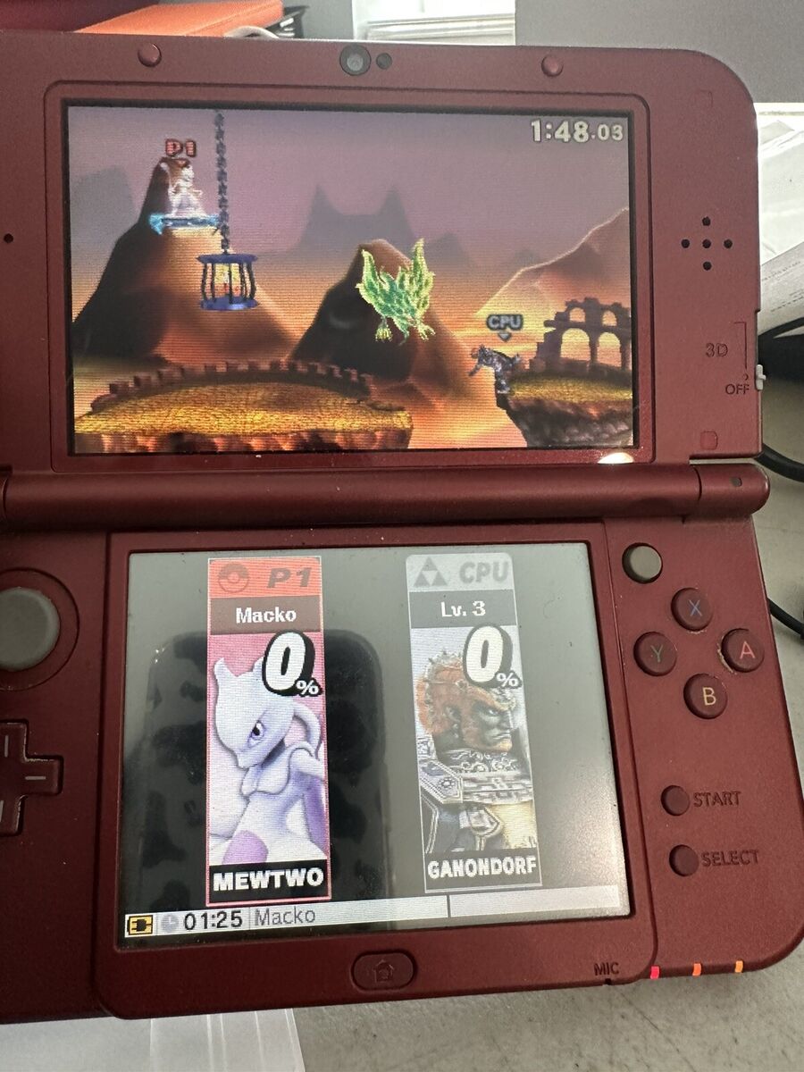 New Nintendo 3DS XL Red - RED-001 - WITH GAME 45496781507 | eBay New Nintendo 3DS XL Red - RED-001 - WITH GAME 45496781507 | eBay