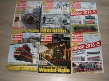 Modell Eisenbahner Konvolut 6 Hefte aus den Jahren 2012 - 2016