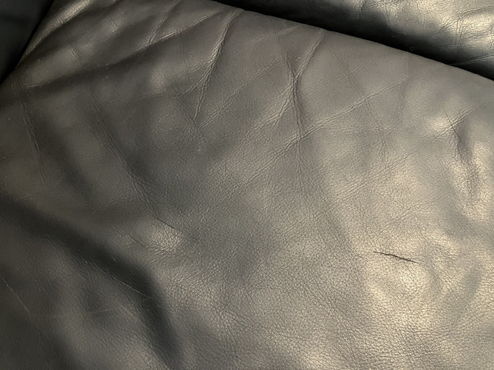 Black Leather 2 Seater Sofa Couch Nick Scali eBay