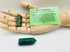 Aventurine Crystal Point Natural Wand Specimen Reiki Healing Stone 4.5 cm high