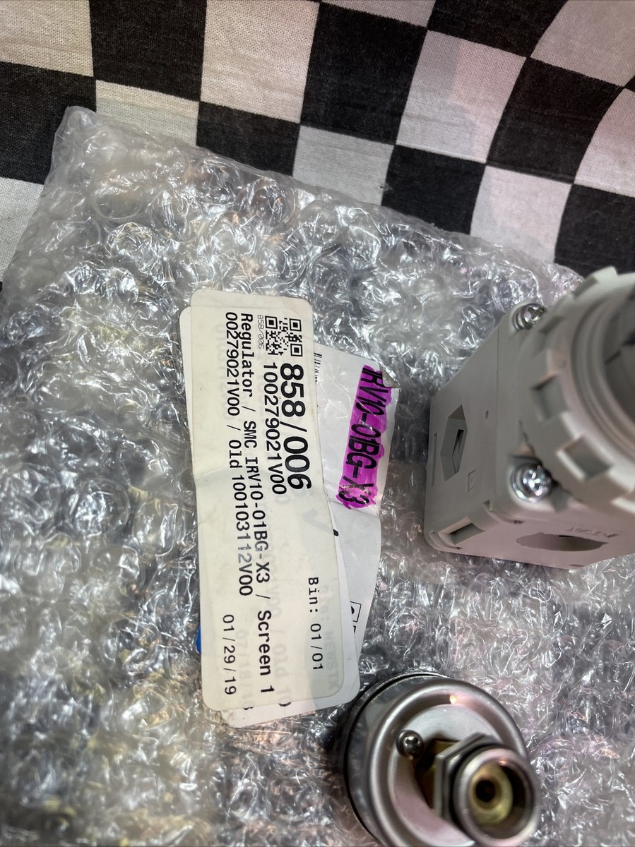 SMC Vacuum Regulator, IRV10-01BG-X3, IRV1001BGX3 SMC Vacuum Regulator, IRV10-01BG-X3, IRV1001BGX3
