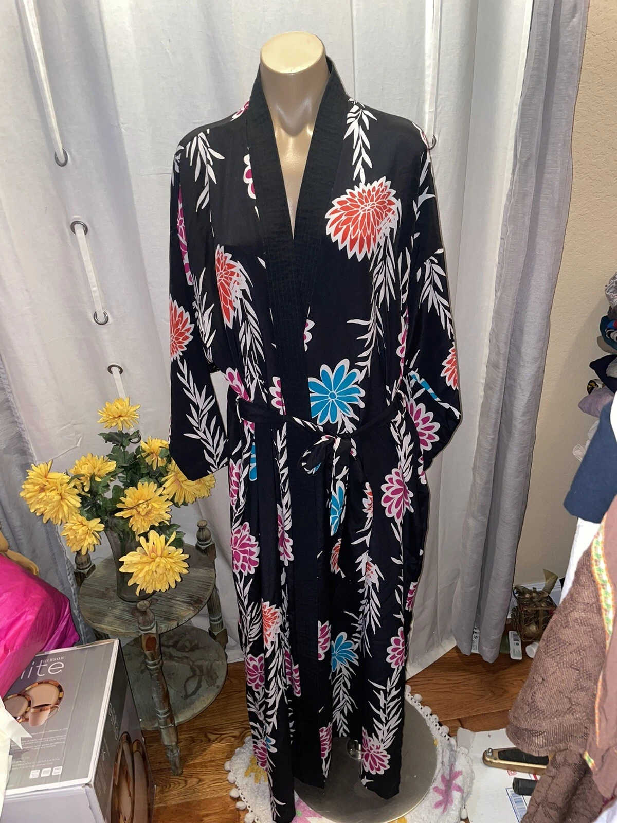 Robe de salon femme vintage Christian Dior taille S petites poches ceinture