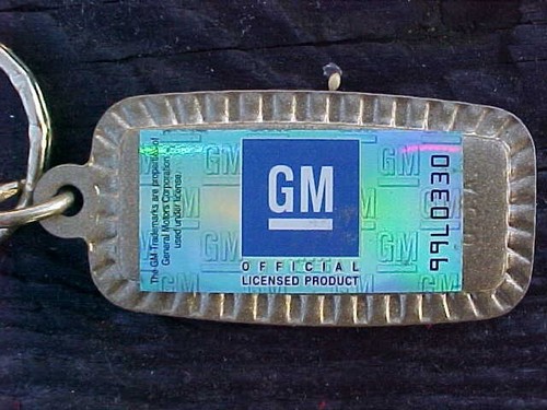 1990s BUICK GOLD METAL KEY RING VINTAGE NOS Hi-QUALITY GM APPROVED TAG USA MADE - Picture 3 of 5