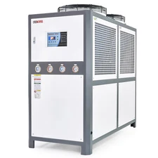 CREWORKS 20 Ton 30HP Industrial Air-Cooled Water Chiller with 66 gal. Water Tank